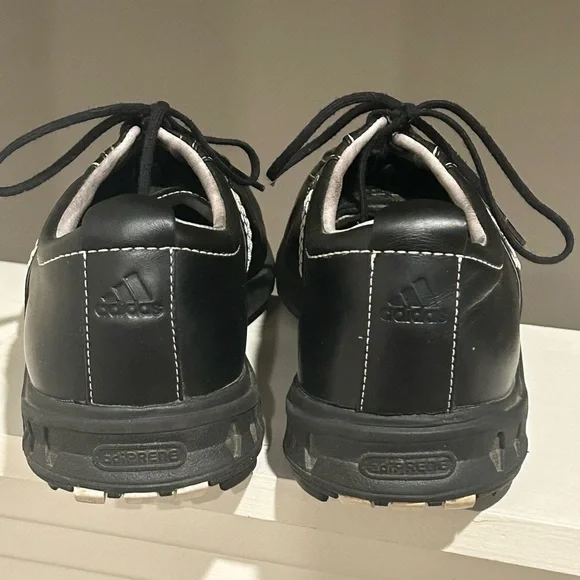 Adidas Adiprene Z-Traxion Mens Size 10 Golf Shoes Black Spikes 104399 Cleats - Picture 7 of 10
